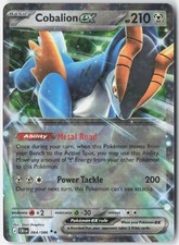 Cobalion ex 064/086 Double Rare Chaos Rising Pokemon Holo Near Mint