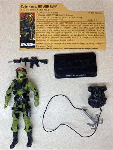 Gi Joe 25th Anniversary Assault On Cobra Island Hit And Run Loose