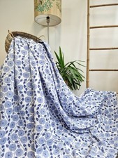 Indian handmade Cotton kantha Quilt hand Block Print King Size Bedspread Blanket