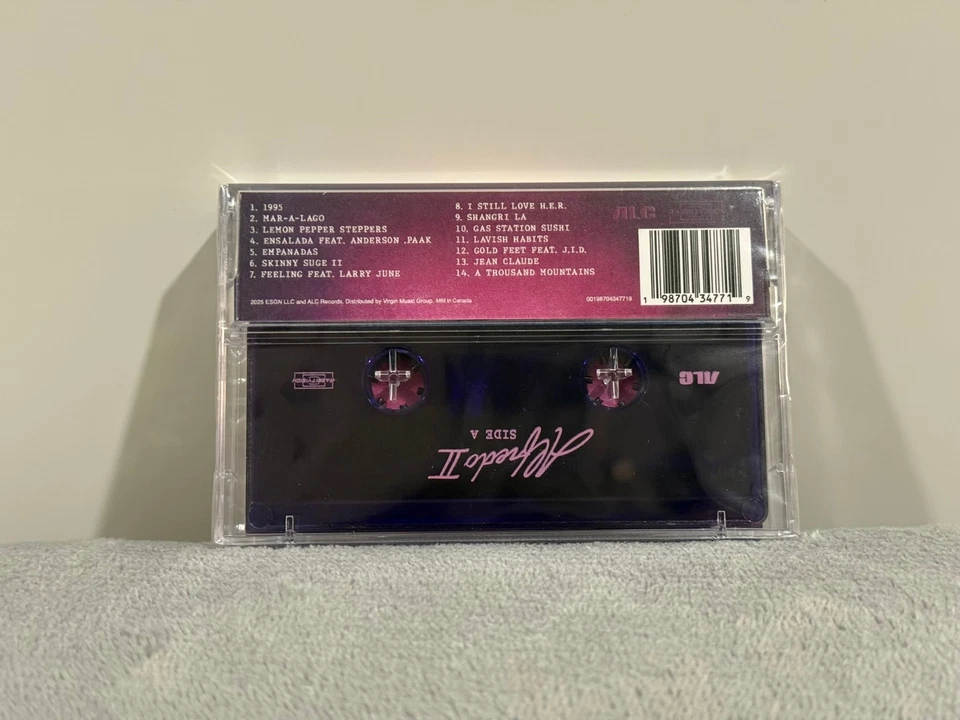 Freddie Gibbs x Alchemist 'Alfredo 2' Purple Cassette Tape /500 SHIPS ASAP - Image 2 of 4