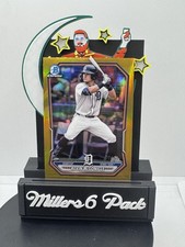 BOOKEND 50/50 2026 Bowman Kevin McGonigle True Gold 50/50! Detroit Tigers