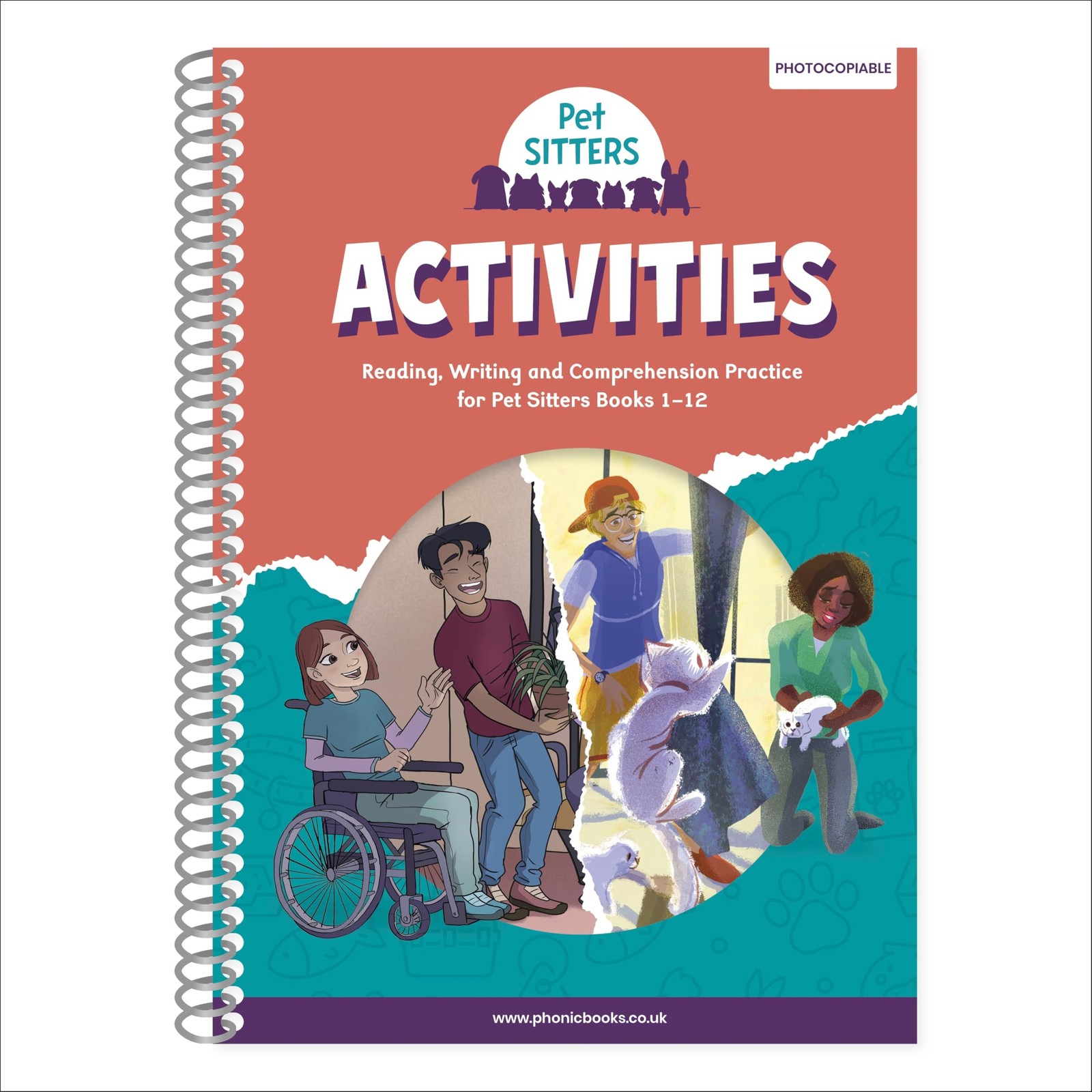 Phonic Books Pet Sitters Activities: Adjacent consonants and consonant digraphs - Image 5