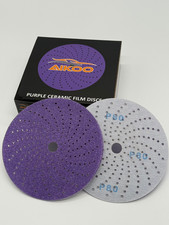 AIKOO 6" Hook Loop Ceramic Multi-hole Sanding Discs Orbital DA Sanders Paper