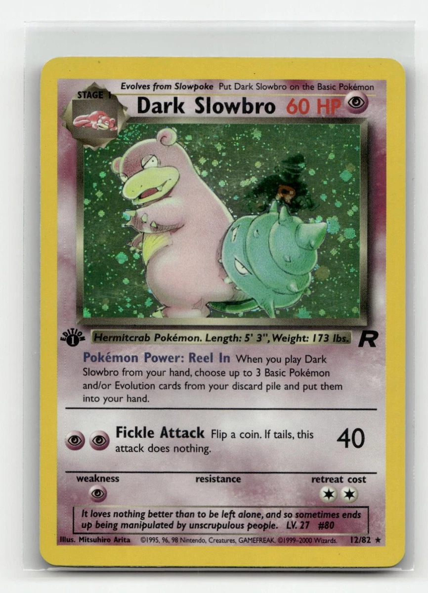 Las mejores ofertas en Cartas de JCC Pokémon Dark Slowbro | eBay