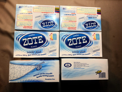 Jabon Blanco Zote White 17.6 oz (500g) Laundry Flakes Soap