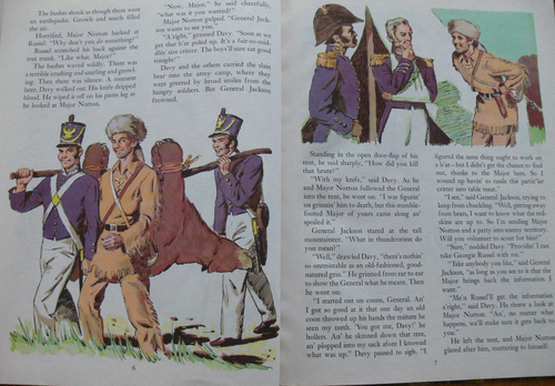 Vintage großes goldenes Buch ~ Walt Disney's Davy Crockett King of the Wild Frontier - Bild 7 von 24