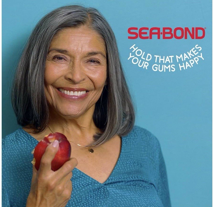 4 Pack Sea-Bond Secure Denture Adhesive Seals, Original Uppers, Zinc-Free 30 Ct