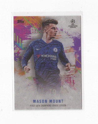 MASON MOUNT ~ CHELSEA ~ FIRST CHAMPIONS LEAGUE SEASON ~ TOPPS ~ 2022