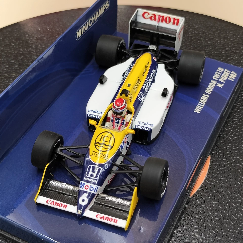 MINICHAMPS 1/43 Williams Honda FW11B Nelson Piquet #6 1987 400870006 - Image 2 of 4