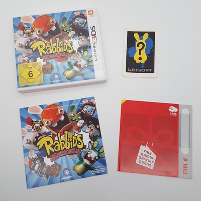 Rabbids Rumble - Nintendo 2DS 3DS Spiel - Modul in OVP mit Club PIN & AR Karte