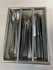 Vintage German Miniature Cutlery With Tray-17 Pieces