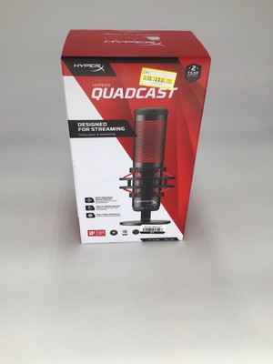 HyperX QuadCast - USB Condenser Gaming Microphone for PC, Mac, PS5, PS4