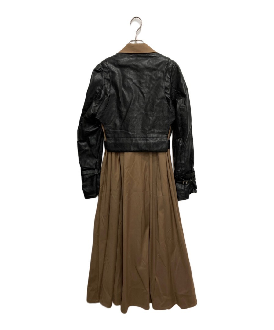 Ameri RIDERS DOCKING COAT 1010720190 Black Beige … - image 2