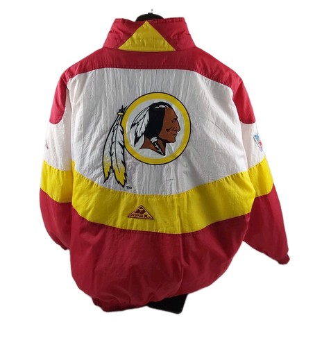 Vintage Apex One NFL Proline Washington Redskins Commanders Puffer Jacket Size L - Picture 4 of 9