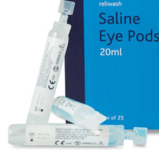 Saline Eye Wash - 20ml pods (individual)