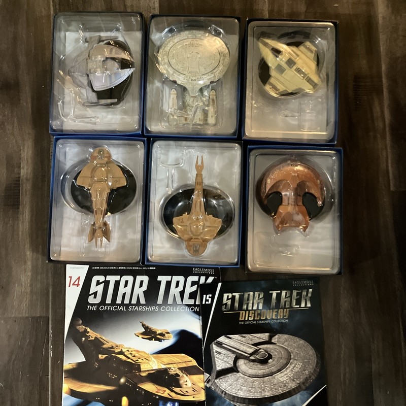 Star Trek "The Official Starships Collection" **LOT of 6 ships
