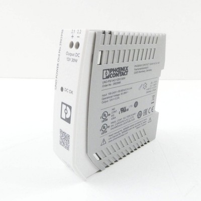 PHOENIX CONTACT UNO-PS/1AC/12DC/30W (2902998) HUTSCHIENEN-NETZTEIL