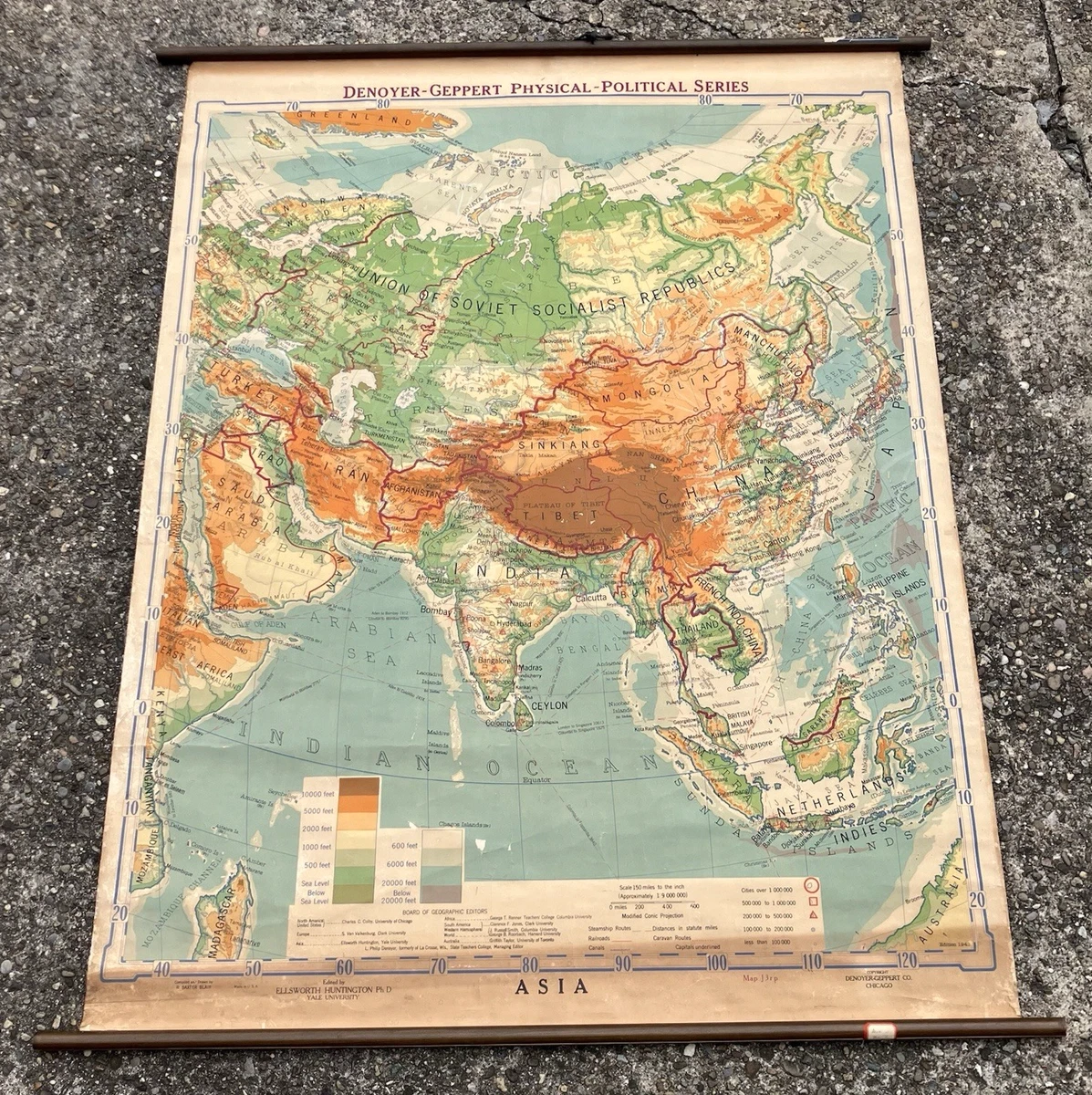 Vintage Original Antique School Maps for sale | eBay