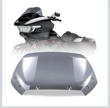 11.5" Wave Windshield Windscreen Wind Splitter Compatible for Harley CVO Black