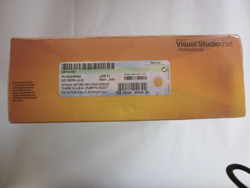 NEW Visual Studio .Net 2003 Professional Full Retail Version Includes SQL/SERVER - Image 4 of 4