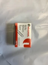 Universal Paper Clips, Smooth Finish, No. 1, Silver-Silver-100 Paper Clips