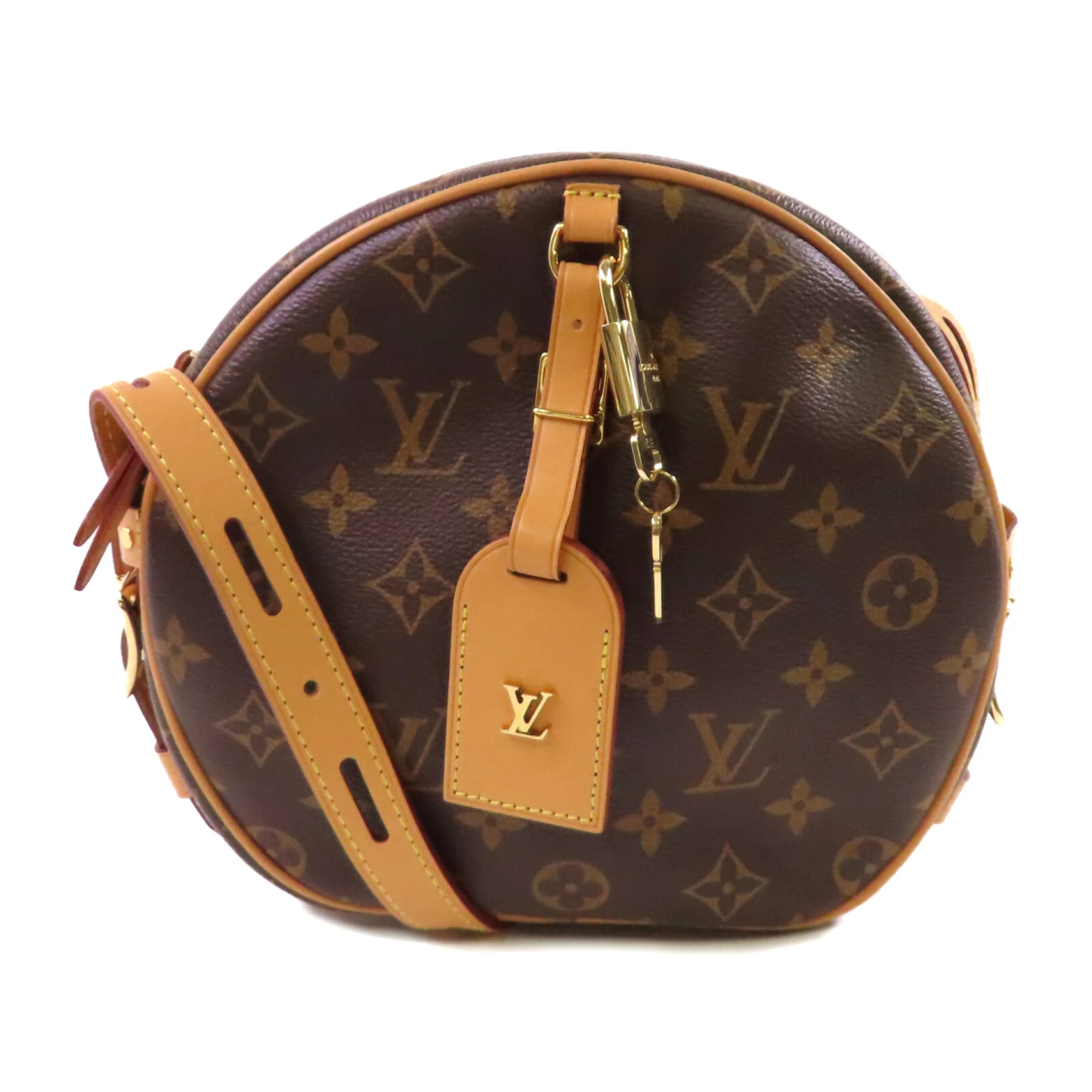 LOUIS VUITTON（LV） Borsa a tracolla Louis Vuitton LV GHW Boite Chapeau Souple MM M45647 monogramma marrone