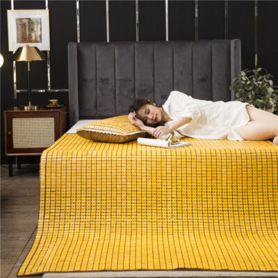 Mahjong Style Heavy Bamboo Mat For Bed Summer Cool Sleeping Mat Multi Size  New | eBay