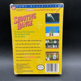 Shooting Range Nintendo NES w Case Protector, Cartridge, Foam Insert - NO MANUAL