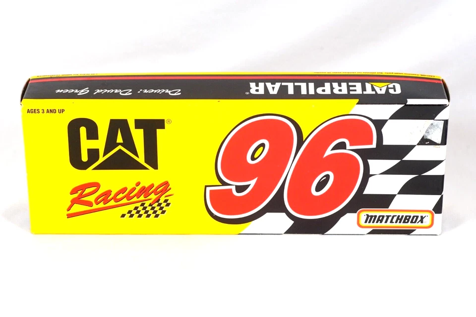 1997 Matchbox CAT NASCAR David Green Caterpillar Tractor Trailer Transporter - Image 3 of 4