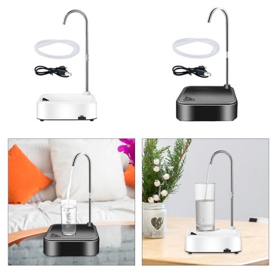 Banapoy Pompe à Eau Électrique Bureau – Distributeur Bouteille Automatique 6 Niveaux, Batterie 1800 MAh, Noir