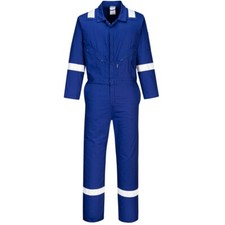 Image of PORTWEST C814 Safety Boiler Suit 100% Cotton Mens WorkWear Coverall Overall