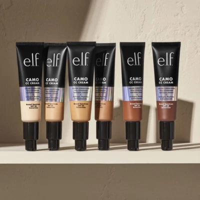 ELF e.l.f. Camo CC Cream Colour Correcting - Full Coverage Foundation - Boxed