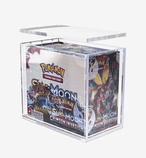 Casemon UV Pro-Safe Acrylic Display Hard Case Pok mon Booster Box Magnetic Lid