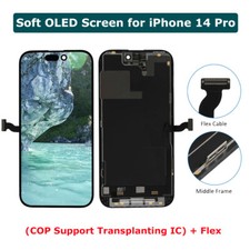 Soft OLED For iPhone 14 Pro LCD Display Touch Screen Replacement Transplant IC