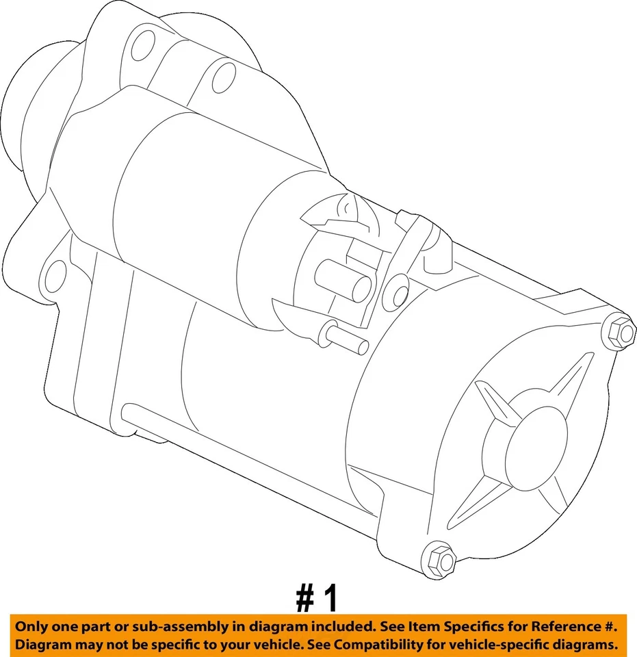 Motor de arranque usado se adapta a: camioneta Ford F350SD 2009 6,4 L diésel grado C Foto 4 de 4