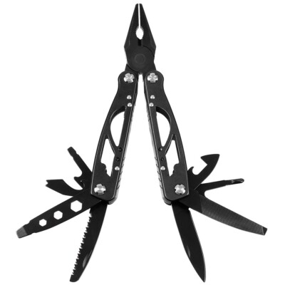 Fox Outoor Werkzeugset Scout schwarz 9 tlg. Multitool Outdoor Survival Trekking
