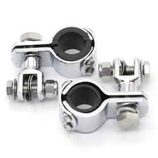Highway Bar Chrome Footpegs Brackets Clamps 1" 1.25" For Harley Touring Softail 