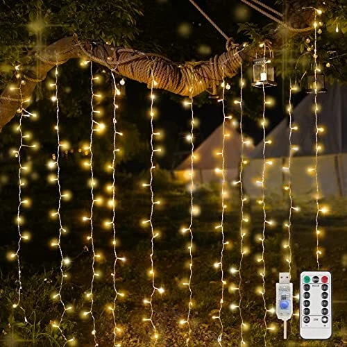 Hanging twinkle lights outdoor deals