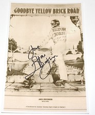 SINGER ELTON JOHN HAND SIGNED AUTHENTIC 8X12 PHOTO B w/COA YELLOW BRICK ROAD