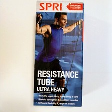 Spri Resistance Tube-Home Workout-Ultra Heavy Bands NEW