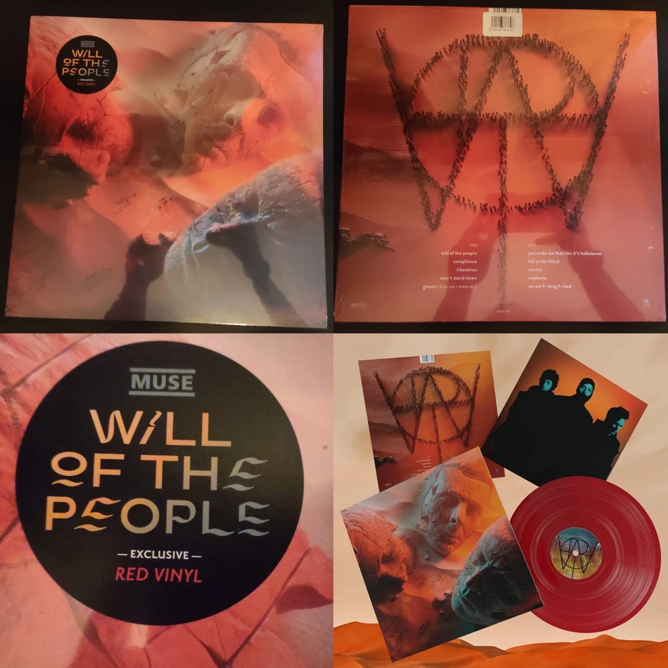Muse - Will Of The People - Lp Vinilo Color Rojo Red Exclusive - Imagen 1 de 1
