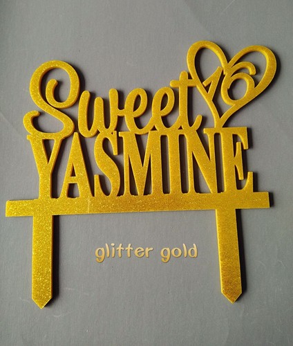 Personalized Congrats Grad Graduation Cake Topper Party Decor With Last Name - Picture 4 of 5