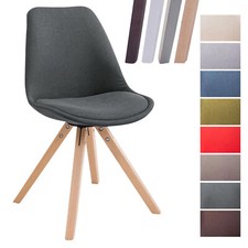 Besucherstuhl Toulouse Stoff Square Esszimmerstuhl Polsterstuhl Lehnstuhl Stuhl