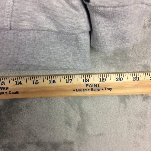 Tommy Hilfiger Hoodie Youth Size 12-14 M Lined Gray Full Zip Logo Long Sleeve - Picture 6 of 19