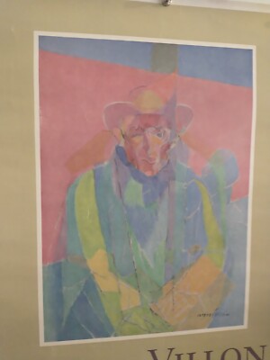 JACQUES VILLON Art POSTER OSLO Exposition FRENCH POSTER Original Vintage 1959  