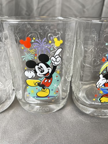 McDonalds Walt Disney World 2000 Millenium Gläser 4er Set Sammlerstück Mickey - Bild 4 von 12