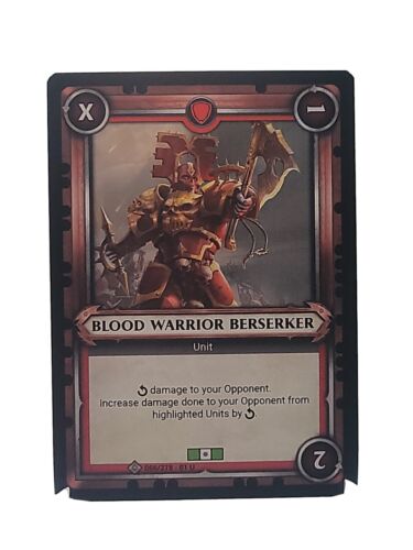 Blood Warrior Berserker 066/278 Warhammer Age of Sigmar Champions Nuovo Nuovo - Foto 1 di 3