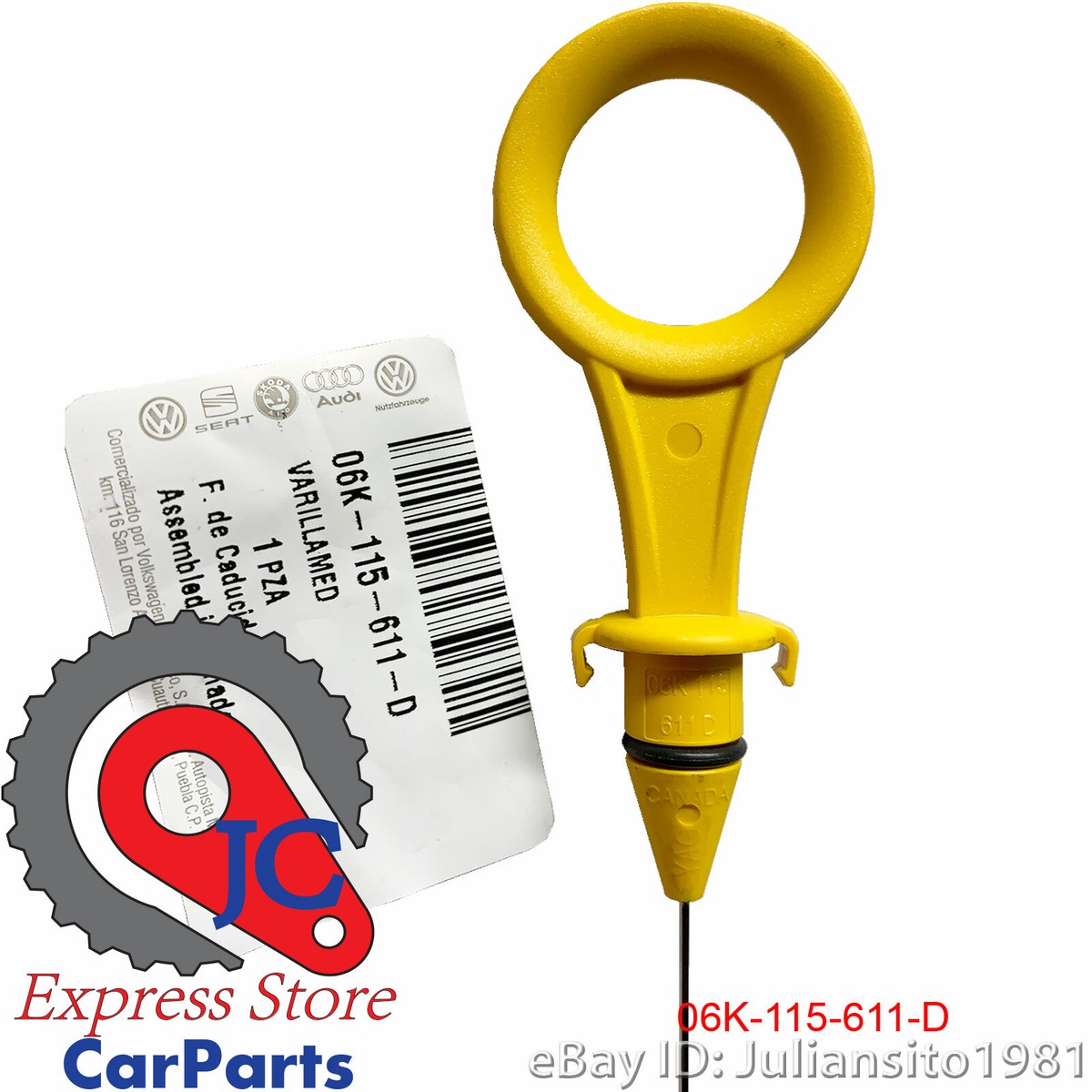 06K115611D VOLKSWAGEN GENUINE OEM ENGINE OIL DIPSTICK | eBay