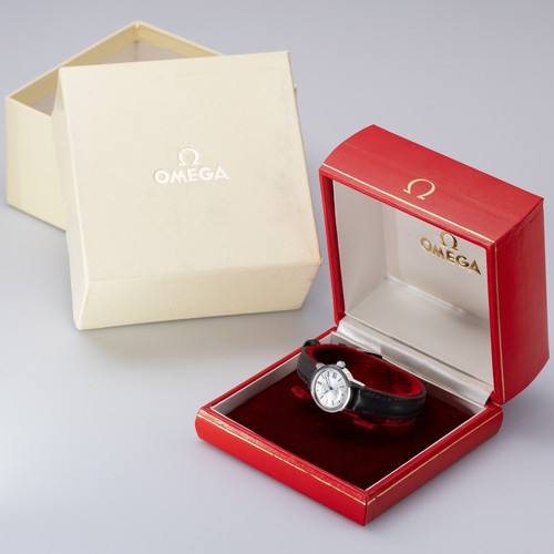 Omega Genève Ladies Automatic Vintage Silver Mini Watch Date 22 mm - Picture 9 of 9