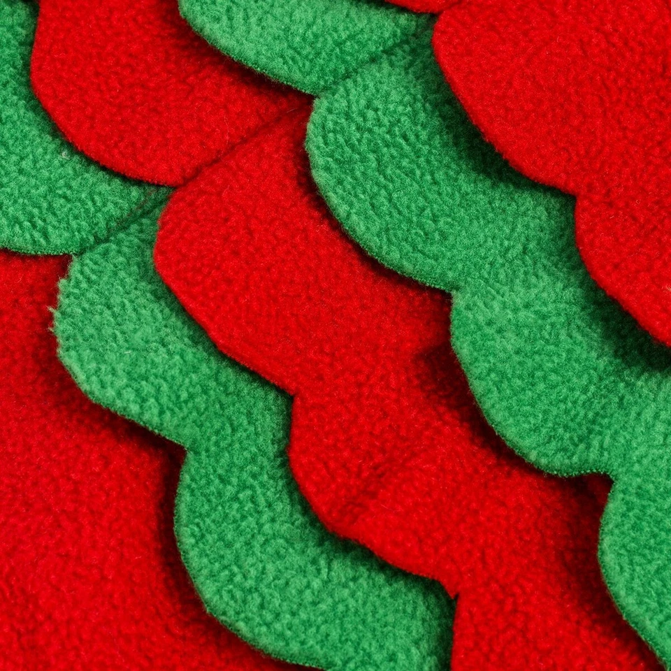 Hunde Katze Schnüffelteppich Weihnachtsbaum Form Spielzeug Futtermatte 75x60cm - Bild 4 von 4